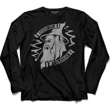 Kendim Seçtim Keep On Colkıen Gandalf Şapkası Yüzüklerin Efendisi Kollu Tişört