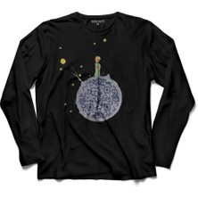 Kendim Seçtim Le Petıt Prınce Lıttle Küçük Prens  Uzun Kollu Tişört Baskılı Çocuk T-Shirt