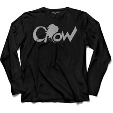 Kendim Seçtim The Crow Logo Karga  Uzun Kollu Tişört Baskılı Çocuk T-Shirt