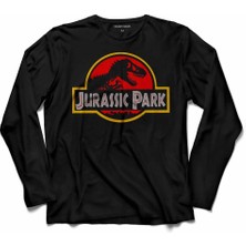 Kendim Seçtim Jurassıc Park Dinazor Dinozor  Uzun Kollu Tişört Baskılı Çocuk T-Shirt