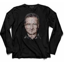 Kendim Seçtim Robın Wıllıams Anısına Hollywood  Uzun Kollu Tişört Baskılı Çocuk T-Shirt