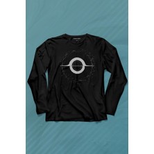 Kendim Seçtim Kara Delik Uzay Zaman Galaksi Karadelik Uzun Kollu Tişört Baskılı Çocuk T-Shirt