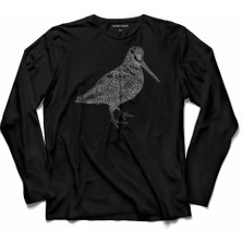 Kendim Seçtim Çulluk Kuşu Av Woodcock Avcı  Uzun Kollu Tişört Baskılı Çocuk T-Shirt
