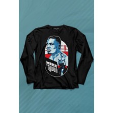 Kendim Seçtim Mike Tyson Boks Box Spor Kral Ring Uzun Kollu Tişört Baskılı Çocuk T-Shirt