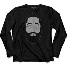 Kendim Seçtim James Harden Fear The Beard Houstan Basketball2  Uzun Kollu Tişört Baskılı Çocuk T-Shirt