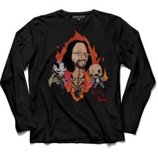 Kendim Seçtim Don Dıablo Obo Suıcıde Squad Hexagon  Uzun Kollu Tişört Baskılı Çocuk T-Shirt