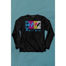 Kendim Seçtim Grafiker Cmyk Savaşçısı Warrior Tasarımcı Uzun Kollu Tişört Baskılı Çocuk T-Shirt