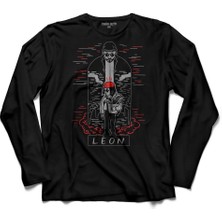Kendim Seçtim Matilda Leon Sevginin Gücü Jean Reno 1994  Uzun Kollu Tişört Baskılı Çocuk T-Shirt