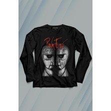 Kendim Seçtim Pink Floyd The Division Bell Rock 70S 80S Gilmore Waters Uzun Kollu Tişört Baskılı Çocuk T-Shirt