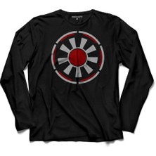 Kendim Seçtim Star Wars Empire Logo Galactic Yıldız Savaşları  Uzun Kollu Tişört Baskılı Çocuk T-Shirt