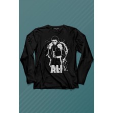 Kendim Seçtim Muhammed Ali Boks Champion Boxing Uzun Kollu Tişört Baskılı Çocuk T-Shirt