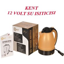 Kent 12 Volt Araç Içi Oto Su Isıtıcı Kettle Çaydanlık 1 Litre