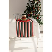 Ays Home Yeşil Kırmızı Beyaz Çizgili Runner