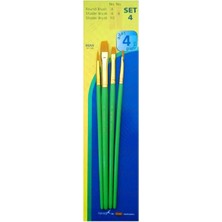 Fanart : Academy : Seri 500 : Sentetik Kıl Fırça Seti : No 4 (4'lü)