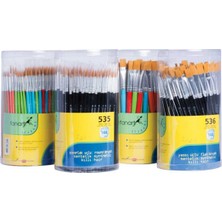 Fanart : Academy : Seri 536C : Sentetik Kıl Fırça Seti : 144 Adet (No: 6-8-10-12)