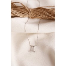 Morris Design Ikizler Burcu, Kadın Gümüş Burç Kolye