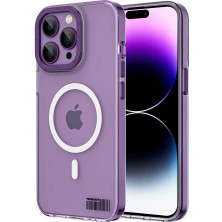 YoungKit Apple iPhone 14 Pro Max Kılıf Magsafe Şarj Özellikli Youngkit Coloured Glaze Serisi Kapak