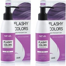 Neva Flashy Colors Yarı Kalıcı Saç Boyası 100 Ml Lila 2 Adet