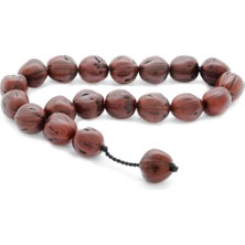 Tesbihane Sistemli Doğal Kesim Kırmızı Renk Kokulu Andız Ağacı Efe Tesbih