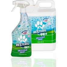 Resteril Hiyen Spreyi Pet 750X5000ml Kedi Kumu Köpek Çiş Kusma Koku Giderici Dezenfektan Temizleyici