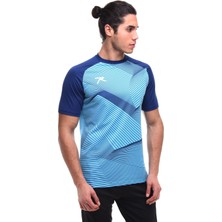 Raru Erkek Baskılı T-Shirt Justa Turkuaz