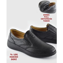Ispartalılar 7575 Ortopedik Taban Yumuşak Hakiki Deri Mevsimlik Kışlık Erkek Ayakkabı