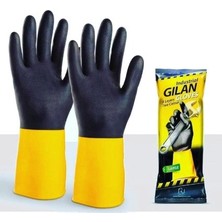 Gilan Çift Renkli Endüstriyel Eldiveni Xl 3 Çift