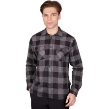 Alpinist Felder Erkek Ekose Outdoor Gömlek M Beden Antrasit