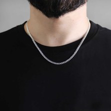 Dazerling 925 Ayar 50 cm 80 Mikron Gurmet Erkek Zincir Kolye
