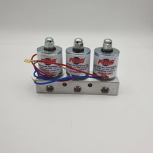 BH Büyük Hidrolik 1/4 12V / 24V / 110V / 220V Üçlü Damper Pnömatik Valf