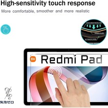 MTK Moveteck Xiaomi Redmi Pad 10.6inç Uyumlu Ekran Koruyucu 9h Temperli Nano Cam Tam Kaplar Zırh Tank