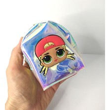 Hd Marketim Cüzdan Parlak Hologram Bozuk Para Cüzdanı Makyaj Çantası Anahtarlık 13368