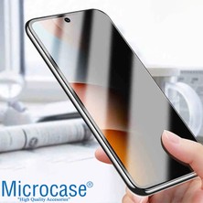 Microcase Apple iPhone 14 Pro Privacy Gizlilik Filtreli Tam Kaplayan Cam Koruma - AL3125