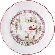 Porland Caribou Düz Tabak 24CM