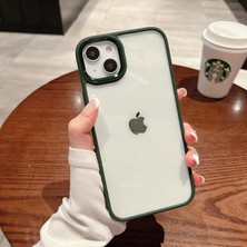 Moodcase iPhone 13 Uyumlu Renkli Nikelaj Krom Kamera Koruma Yükselti Detaylı Kılıf