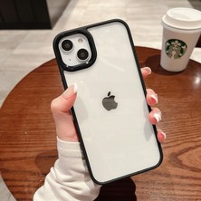 Moodcase iPhone 13 Uyumlu Renkli Nikelaj Krom Kamera Koruma Yükselti Detaylı Kılıf