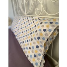 Calina Home Beyaz Üzeri Puantiye Desenli Yastık Kılıfı