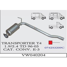 AES Volkswagen Polo 1.6i 1995-1999 Euro 3 Katalizör