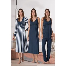 Effortt Lacivert Hamile Lohusa Set