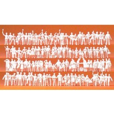 Preiser 16325 1/87 Demiryolu Personelleri ve Yolcular - Bo