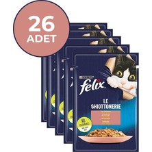 Felix Somonlu Yetişkin Kedi Yaş Mama 85 gr x 26 Adet