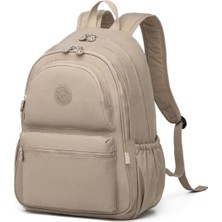 Smart Bags Krinkıl Kumaş Sırt Çantası K21- 1050 - Vizon