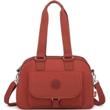 Smart Bags Krinkıl Kiremit Kadın Omuz Çantası SMB1122