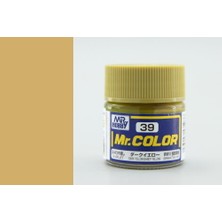 Mr Hobby Gunze C039 10 Ml. Dark Yellow (Sandy Yellow), Mr.color Serisi Maket Boyası