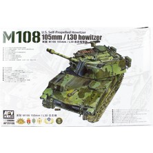 Afv Club AF35108 1/35 M108 105MM Kundağı Motorlu Tankı Demonte Plastik Maketi