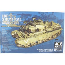 Afv Club AF35267 1/35 Idf Shot Kal Gımel 1982 Tankı Demonte Plastik Maketi