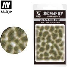 Vallejo SC416 Mixed Green, 6 Mm. Manzara Serisi Hazır Çim Dokusu