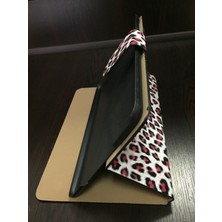 İksir Apple iPad Mini Standlı Leopar Desenli Kaliteli Kılıf