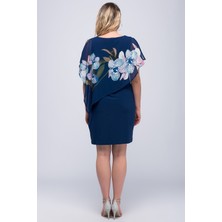 Şans Şifon Detaylı Elbise