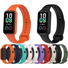 Basias Amazfit Band 7 Akıllı Bileklik Uyumlu Silikon Kordon Kayış